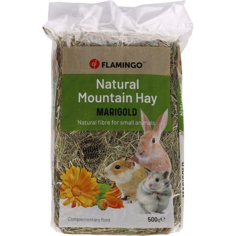 Foin aux fleurs de pissenlit et soucis 500 g pour rongeurs - animallparadise (1/3)
