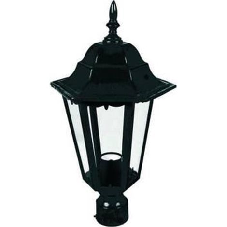 LANTERNA BERLINO ALLUMINIO NERA  MM 230 PER PALO LAMPIONE FERR 8464 (1/2)