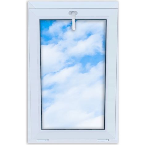 Finestra in PVC bianco, basculante, 70x110, 700x1100, doppi vetri, basculante, finestre nuove (1/5)