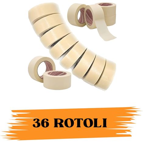 Nastro Adesivo Carta Gommata 48mmx50m 36 Rotoli EcoPrice®