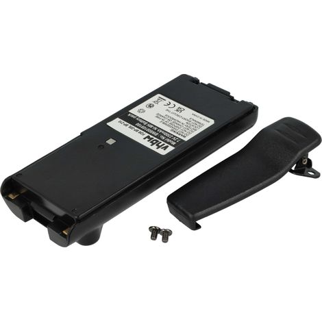 vhbw 1x Akku kompatibel mit Icom IC-F11S, IC-F12, IC-F12S, IC-F21, IC-F21BR, IC-F21GM Funkgerät, Walkie Talkie (2300 mAh, 7,2 V, NiMH) + Gürtelclip