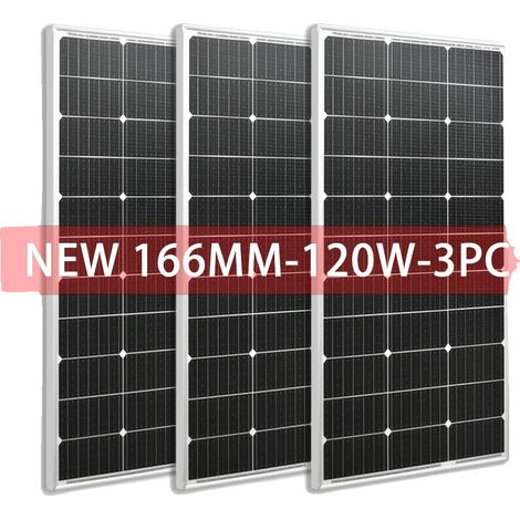 Solarpanel, monokristallin, hohe Effizienz, 360W Weißes Panel (1/2)