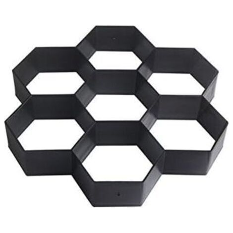 Betonpflastersteinform, 29 x 29 cm, für Wege, Terrassen, Einfahrten, Gärten, DIY-Steinstraßenform (1/5)