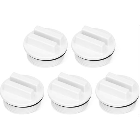 Bouchon hivernage Piscine, 1/2" Bouchons Tuyau Piscine fileté avec Joint (1/5)