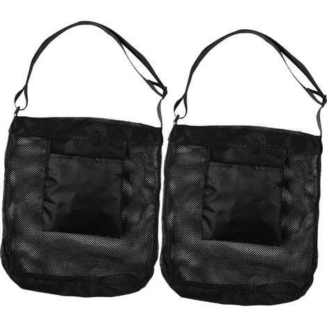 Paquet de Cueillette de Champignons Respirants et Base Solide en Polyester Noir Lot de 2 avec Bandoulière Cueillette en Plein Air (1/5)