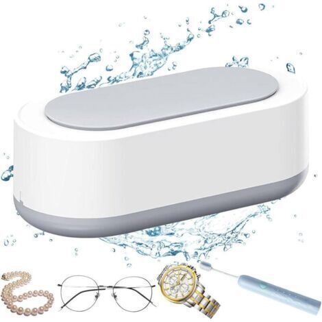 Nettoyeur à Ultrasons Professionnel, Nettoyeur Ultrasonique Ultrasonic Cleaner,Nettoyeur Ultrasons,Bac Ultrasons pour Prothèses Dentaires, Collier, Bagues, Regarder, Vaisselle, Pièces de Monnaie (1/4)