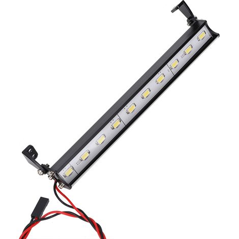 Ferngesteuertes Fahrzeugzubehör 135 mm Universal-Hochleistungs-LED-Dachleuchte mit 10 LEDs, Modellauto im Maßstab 1:10 (1/5)