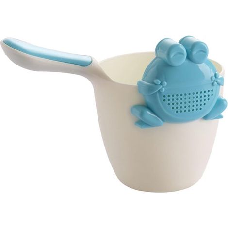 Enjuague de baño，Lindo diseño de vaso de ducha para champú y gel de baño infantil，Herramienta de enjuague de baño (1/5)