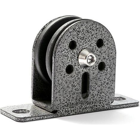 Polea simple, polea silenciosa, polea giratoria de acero inoxidable para elevación de cuerdas, polea silenciosa, polea giratoria de alta resistencia para cuerdas (2 unidades)