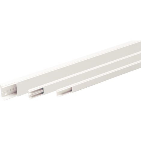 Moulure MS 2m blanc 40x10mm avec cloison - OBO BETTERMANN - 727316