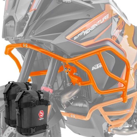 Pare carter haut + sacoches X21 pour KTM 1290 Super Adventure R / S 21-24 noir