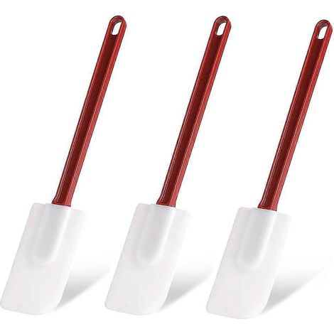 Silicone spatule Commercial résistant à la chaleur compatible lave vaisselle pour mélange friture (1/5)