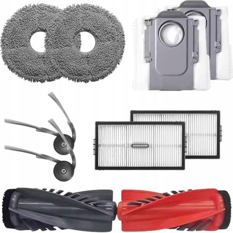 Cepillos, filtros, bolsas y mopas para Roborock Saros 10R / G20S Ultra - juego (1/5)