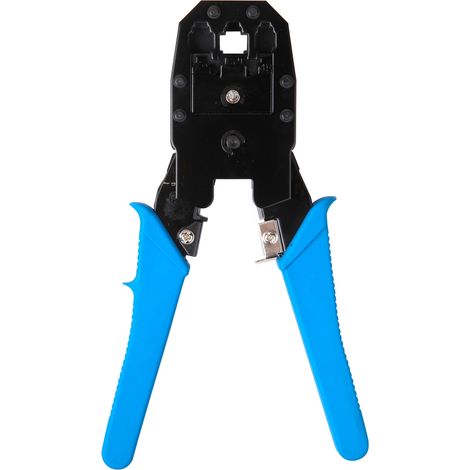 Pince à sertir NORTH 3 en 1 pour connecteurs RJ45, RJ11 et RJ12 (coupe-câbles et dénudeurs)-AquaForge