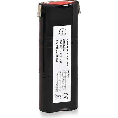NX - Batterie aspirateur à main compatible Makita 7.2V 3000mAh - 678114-9678132 (1/2)