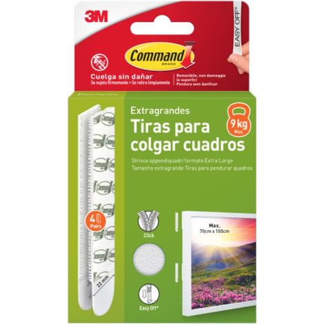 3m tiras command colgar cuadros blanca 9 k 17217fesip 7100337126