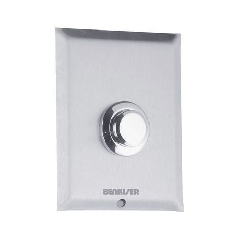 Robinet de chasse pour urinoir Delabie TEMPOSTOP G1/2 encastré/plaquette 7 s. (1/4)