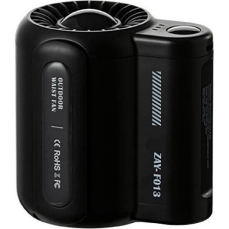 1 Ventilateur, 3 vitesses, Batterie 4500mAh, Portable, Noir, Extérieur (1/4)
