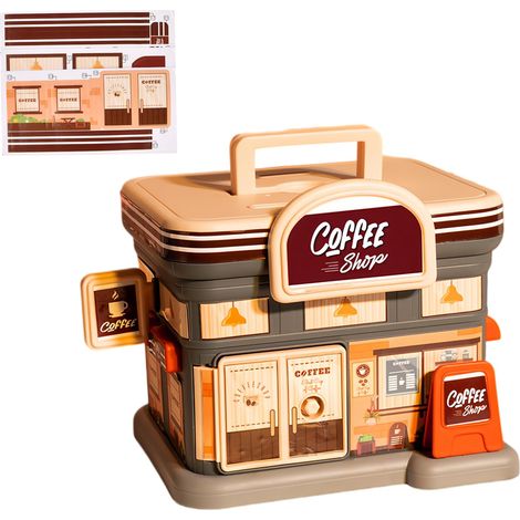 Bonita hucha infantil con forma de casa, para guardar monedas y billetes, con llave y asa, gran capacidad, decoración DIY con pegatinas, regalo original para niñas y niños.