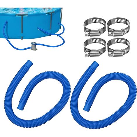 Tuyau de piscine, tuyau durable et réutilisable Tuyau de remplacement pour piscine hors sol – convient pour les réparations, l'entretien, une utilisation quotidienne estivale, en extérieur, dans le j (1/3)