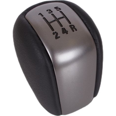 Pomo de palanca de cambios Suzuki Grand Vitara II 05-15 5B de cuero (1/5)