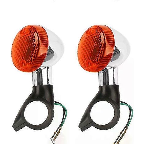 Clignotants avant et arrière compatibles avec les motos Honda Magna 250/750, Steed 400/600 et Shadow.