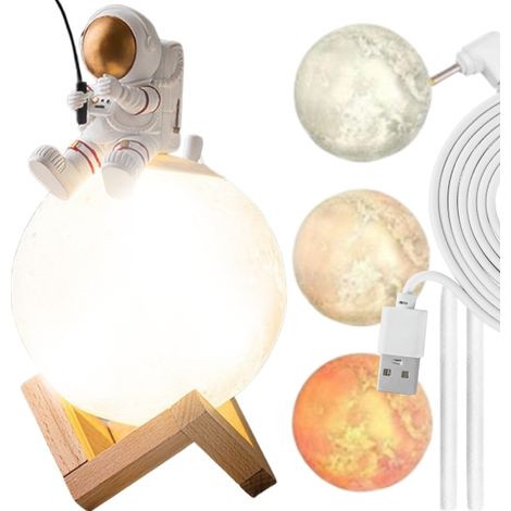 Mond-Aroma-Diffusor-Luftbefeuchter mit Nachtlicht (1/5)