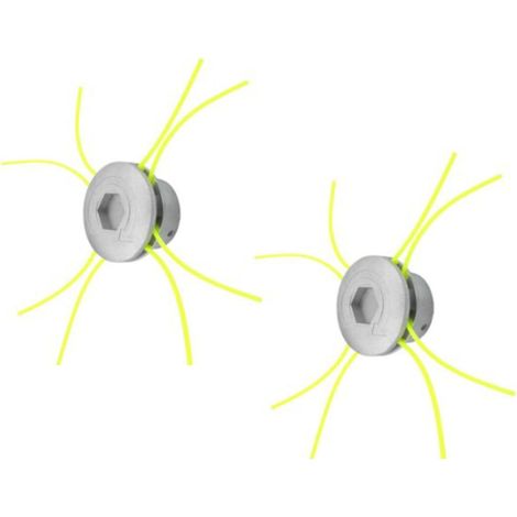 Tête de débroussailleuse en aluminium pour à 4 cycles - Accessoire maintenance robuste givrée (1/4)