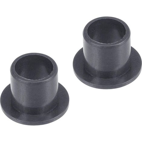 2pcs Bride Manchon Roulement 8mm x 10mm x 10mm pour Equipement Noir (1/5)