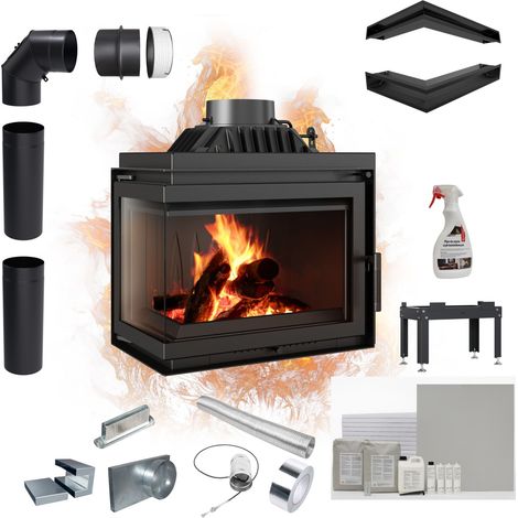Kamineinsatz Gusseisen KRATKI SIMPLE links 8 kW Ø 200 (1/5)