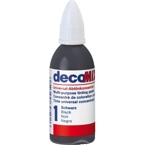 Decotric Abtönkonzentrat 20 ml schwarz Abtönfarbe (1/2)