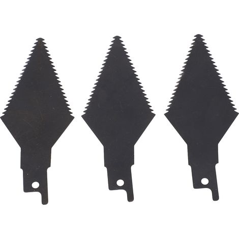 Lames pour outil de retrait de joints de carrelage, lame de scie double tranchant en acier au carbone pour le nettoyage des joints de sol, 3 pièces (1/5)