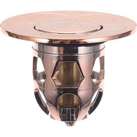 Bouchon D'évier De Salle De Bain Filtre De Vidange Pop-Up Pour Lavabo Bouchon De Baignoire Avec Attrape- Bouchon De Vidange D'évier Sans Débordement (1/5)