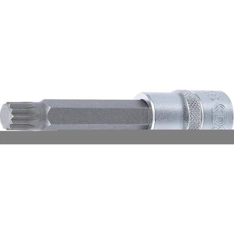 Douille à Embouts 100 mm - 12,5 mm (1/2) Denture Multiple Intérieure XZN M12 - Précision et Robustesse - D-Work (1/4)
