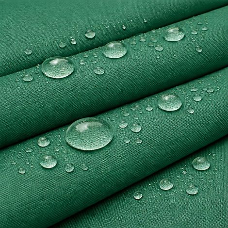 Tejido impermeable de color verde oscuro (1/5)