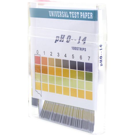 paquets de bandelettes de papier test pH DF0-14 (200 bandelettes) (1/5)