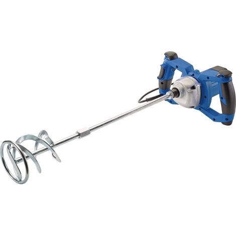 DRAPER MORTAR MIXER 1200W CEMENT PLASTER PAINT MIXER MIXING PADDLE 240V 56414 (1/5)