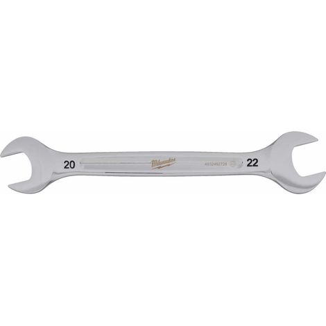Schlüssel milwaukee double sided flat schmaler Kopf Chrom (1/2)