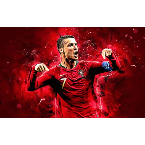 Papier peint panoramique Football - Joueur de Foot - 130 cm x 81 cm (1/2)