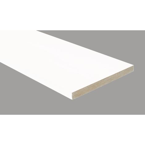 BATTISEDIA MDF 120X10X2400MM BIANCO (1/2)