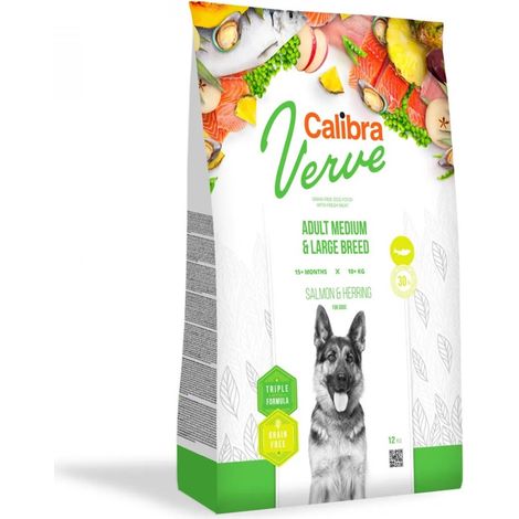 Calibra il cane GF verve ad adulto salmone di sabbia in medicina 12kg