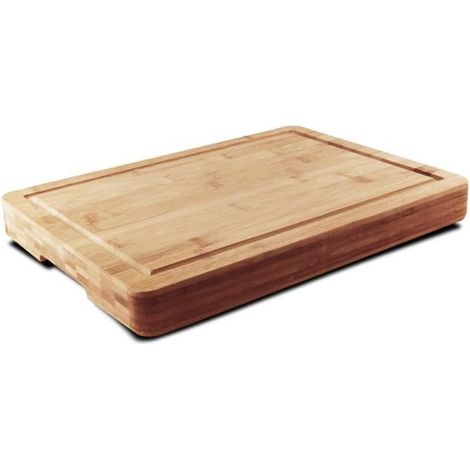 Planche à découper - JUANIO - JUANIO - Bambou - Rainure pour liquides - 39 x 28 x 4 cm (1/4)