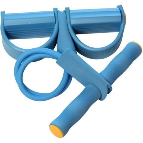 Bandes Élastiques - Résistance Réglable - Pour Musculation Fitness Yoga - Bleu - Lot De 5