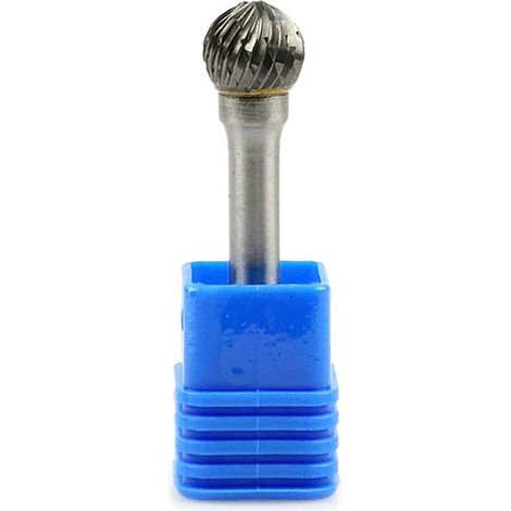 Lima-cortadora de metal de 12x11 mm, vástago de 6 mm (esférica) (200) (1/3)