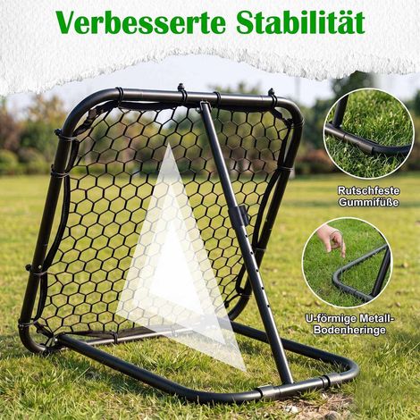 Football Rebounder 85x85 cm, 5 Angles, Foldable (1/5)
