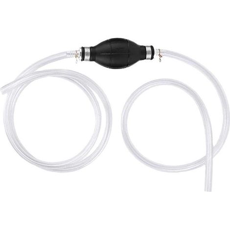 Pompe Manuelle, Pompe de Transfert Carburant Universelle avec de Tuyau de Pression de Tube, Pompe a Carburant de Portable pour Transfert Liquide, Carburant, Essence, Diesel (1/5)