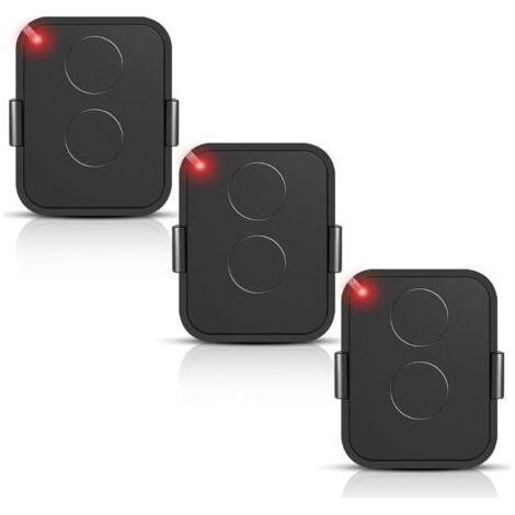 Set mit 3 ON2E-Fernbedienungen – 2-Kanal-Sender 433,92 MHz – Sicherer Rolling Code – Kompatibel mit automatisierten Empfängern (1/4)