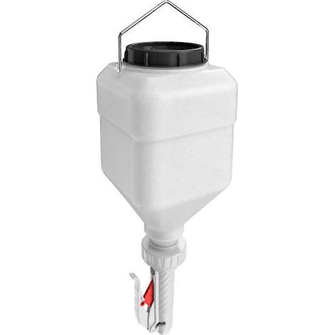 Distributeur de sauce suspendu de grande capacité (5,5 L) pour moutarde, salade, ketchup, mayonnaise, etc. (1/5)