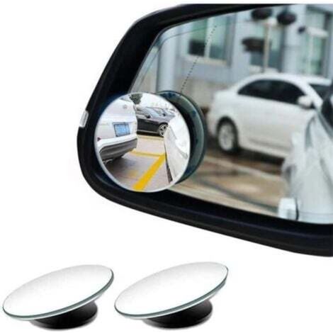 Blind Spot Mirror, Car Blind Spot Mirror, 360° Adjustable Rotation and Tilt, Universal Fit for Cars, SUVs, Vans, and Trucks - 2 Pieces