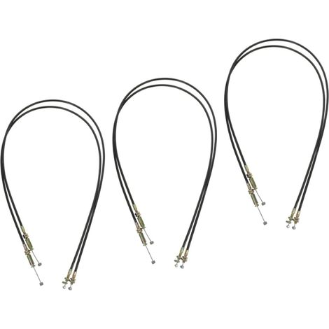 Câble de Levier de Commande Lisse et Résistant à L'étirement pour 3 Pièces Câble de Remplacement en Métal Noir Fauteuil Inclinable Canapé Adapté pour Salon (1/5)
